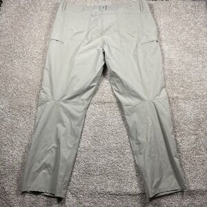 KUHL Rogue Silencr Pants Mens 42x30 Hiking Outdoor Trail Nylon Ripstop Khaki